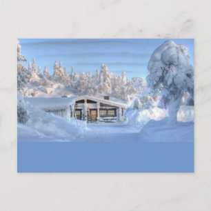 Cartão Postal Inverno no Polo Norte