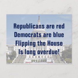 Cartão Postal Invertendo a Câmara dos Representantes