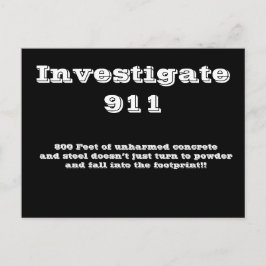 Cartão Postal Investigar 911
