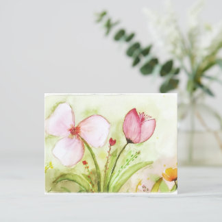 Cartão Postal invitacion de Flores