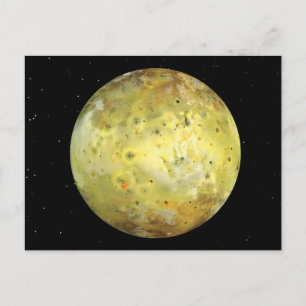 Cartão Postal Io Lua vulcânica de Júpiter