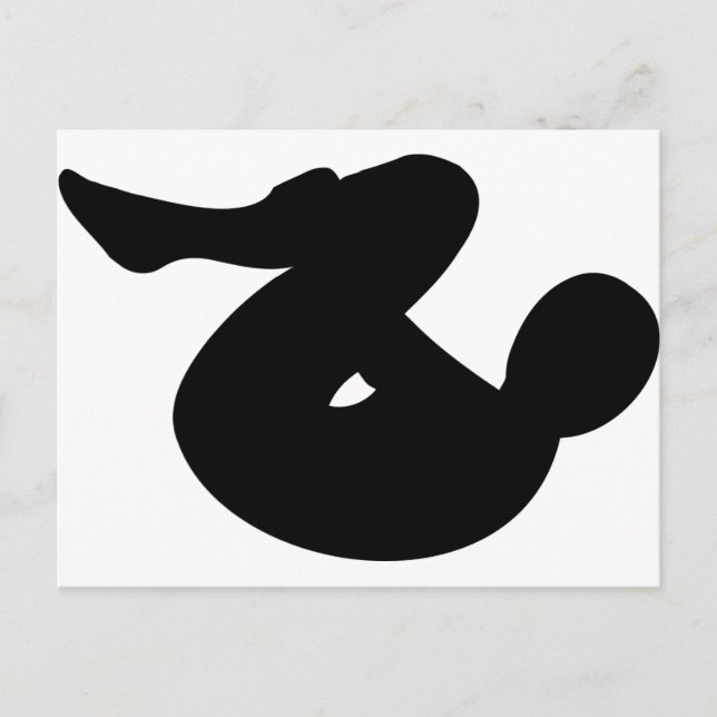 Cartão Postal ioga - salto (Frente)