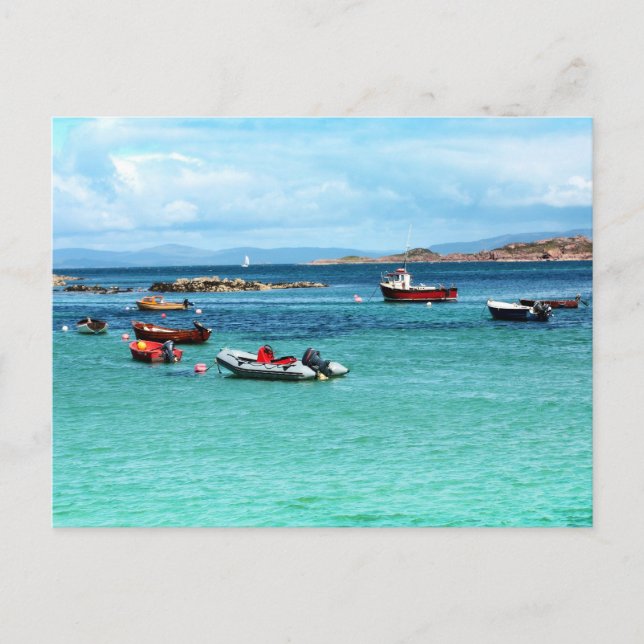 Cartão Postal Iona, Ilha da Escócia (Frente)