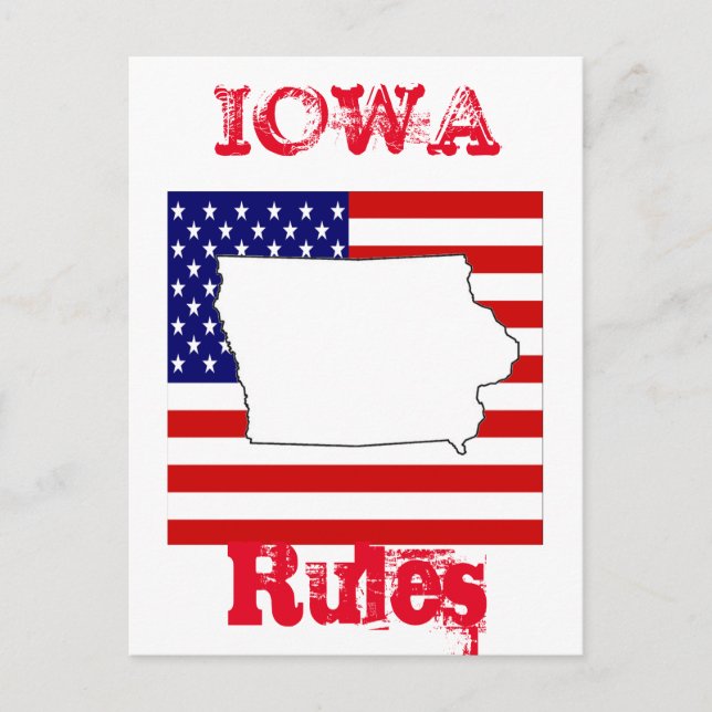 CARTÃO POSTAL IOWA  (Frente)