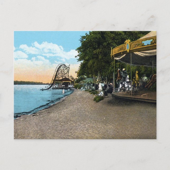 Cartão Postal Iowa Carousel (Frente)