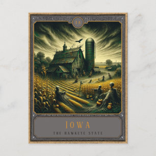 Cartão Postal Iowa   Cartão-postal de arte gótica