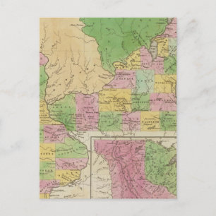 Cartão Postal Iowa E Wisconsin