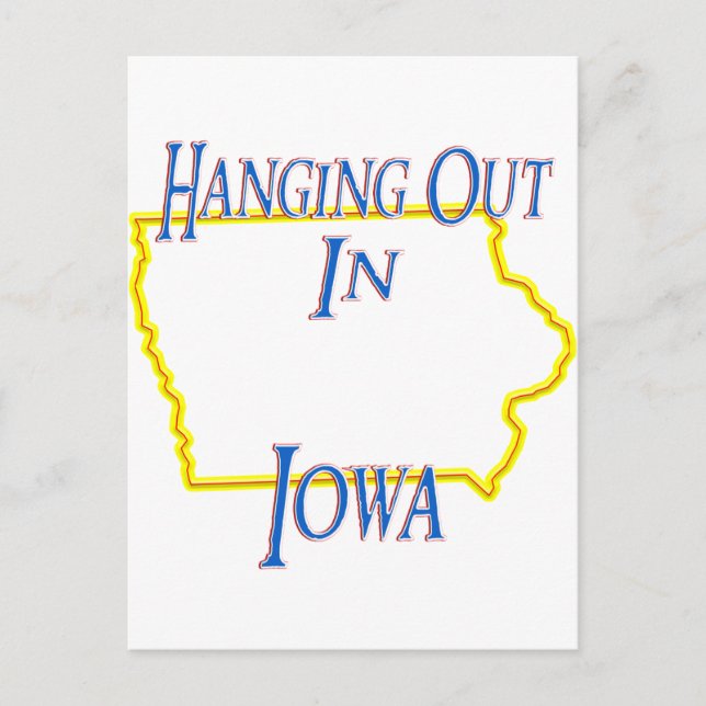 Cartão Postal Iowa - Saindo (Frente)