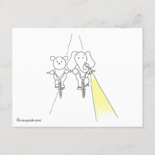 Cartão Postal Ir Juntos Cartão-Postal