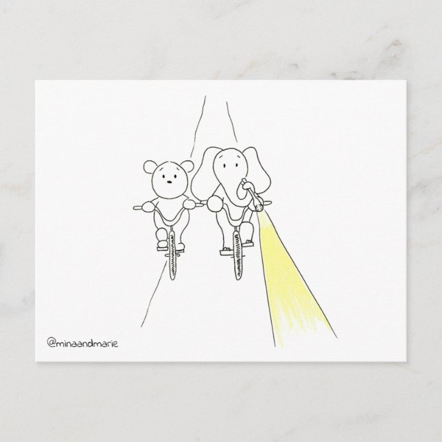 Cartão Postal Ir Juntos Cartão-Postal (Frente)