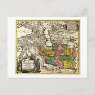 Cartão Postal IrãMapaPanorâmicoIrã