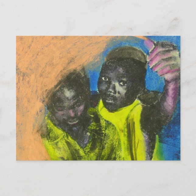 Cartão Postal Irei para Legon (Frente)