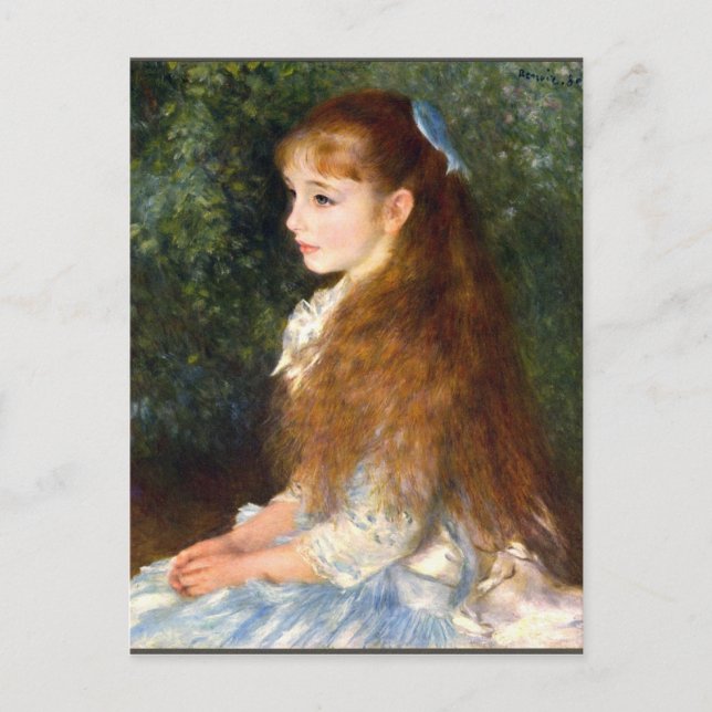Cartão Postal Irene Cahen d Anvers por Pierre Renoir (Frente)