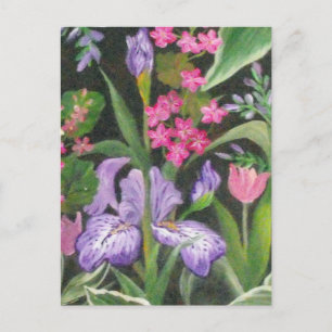 Cartão postal Iris Garden