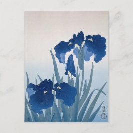 Cartão Postal Íris por Ohara Koson