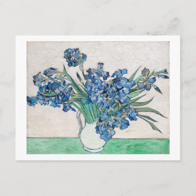 CARTÃO POSTAL "IRISES" 1890 BY VINCENT VAN GOGH POSTCARD (Frente)