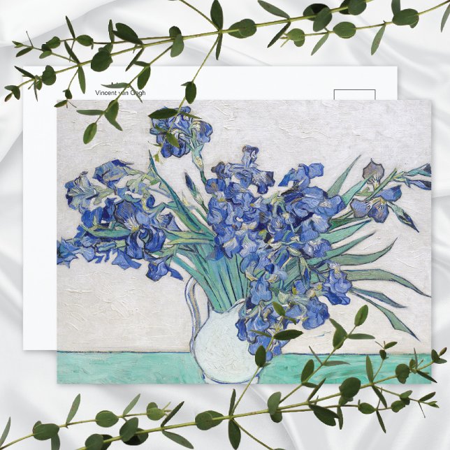 Cartão Postal Irises Floral Vincent van Gogh (Criador carregado)