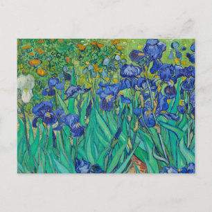 Cartão Postal Irises pelo cartão-postal Vincent van Gogh