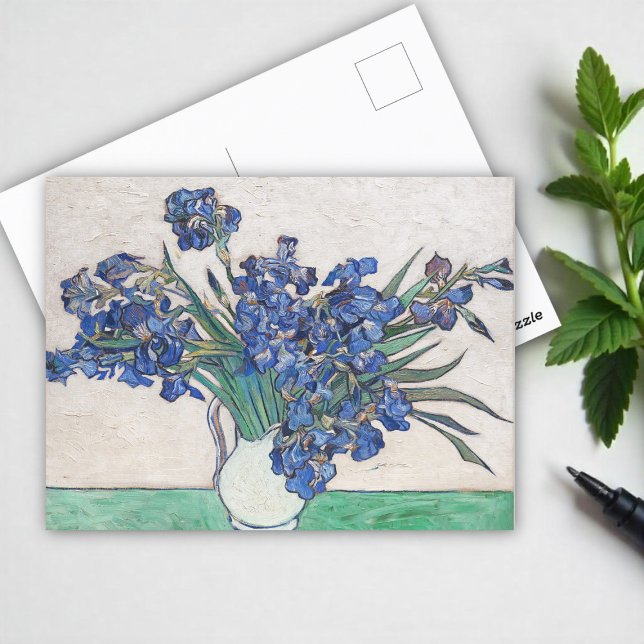 Cartão Postal Irises, Vincent van Gogh (Criador carregado)
