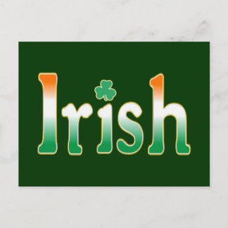 Cartão Postal Irish