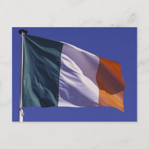 Cartão Postal Irish flag