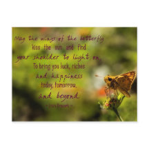 Irish Proverb Motivational Postcard