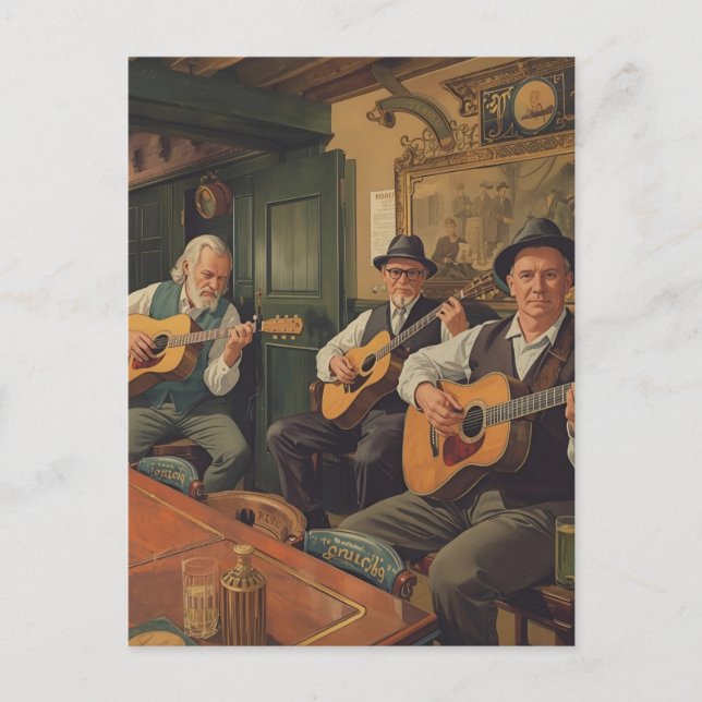 Cartão Postal Irish Pub (Frente)