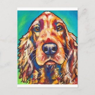 Cartão Postal Irish Setter