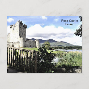 Cartão Postal Irlanda, Castelo de Ross, Killarney, Kerry,