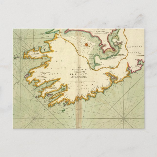 Cartão Postal Irlanda do sudoeste por Thornton (Frente)