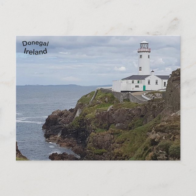 Cartão Postal Irlanda, Fanad Lighthouse, Donegal, Irlanda (Frente)