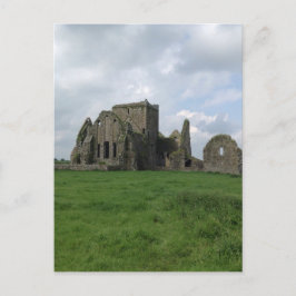 Cartão Postal Irlanda Hore Abbey Irish Ruins Rock de Cashel
