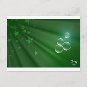 Cartão Postal Irlanda - Padrão Verde Arte Paz Destino de Amor