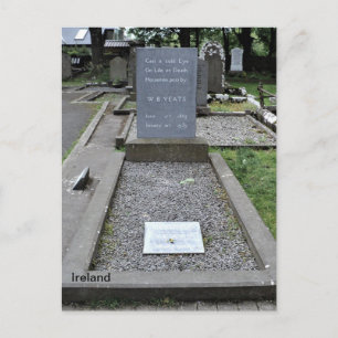 Cartão Postal Irlanda W. B. Yeats grave em Drumcliff, Co. Sligo