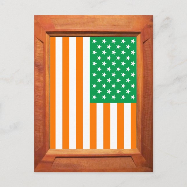 Cartão Postal Irlandês Americano (Frente)