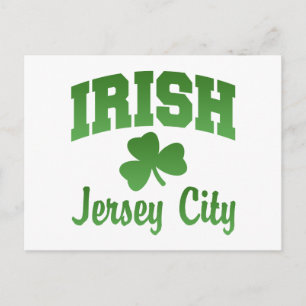 Cartão postal irlandês da cidade de Jersey