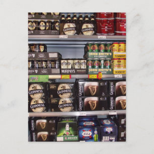 Cartão postal irlandês de cerveja