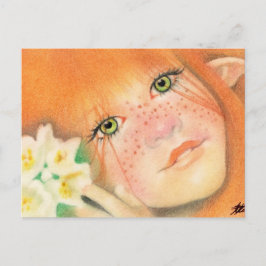 Cartão postal irlandês Pixie Fairy