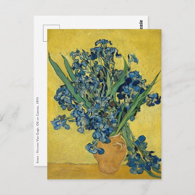 Cartão Postal Irlandeses - Vincent van Gogh Fine Art (Frente/Verso)