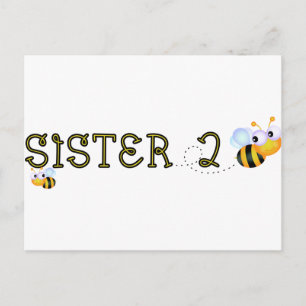Cartão Postal Irmã 2 Bee