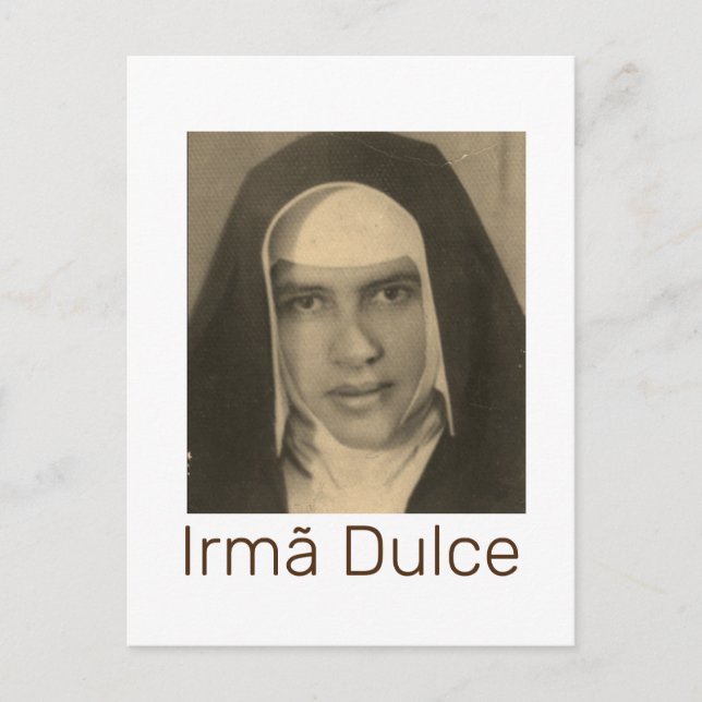 Cartão Postal Irmã Dulce (Frente)