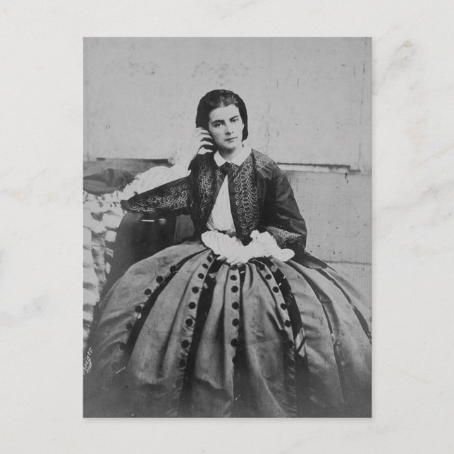 Cartão Postal Irmã Elisabeth, Sissi, Duquesa Marie na Baviera (Frente)