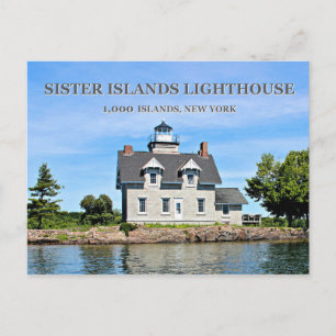 Cartão Postal Irmã Islands Lighthouse, Cartão-postal de Nova I
