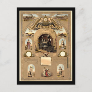 Cartão Postal Irmandade dos Engenheiros de Locomotivas