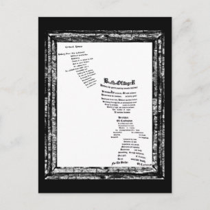 Cartão Postal Irmão da raiva e da confusão