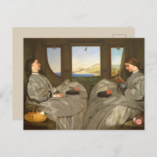 Cartão Postal Irmãs Victorianas Viagem Postcard Glossy