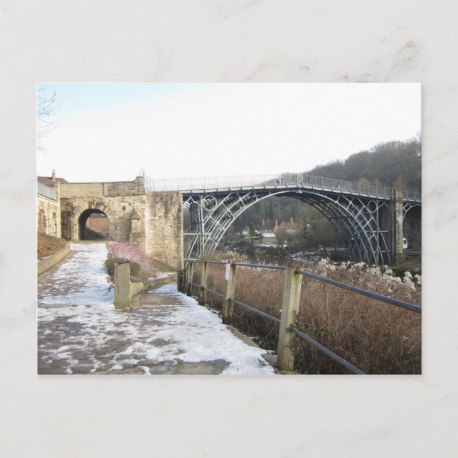 Cartão Postal Ironbridge, Telford, Shropshire, Reino Unido (Frente)