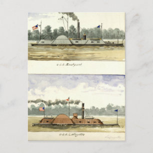 Cartão Postal Ironclads