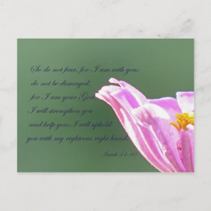 Cartão Postal Isaiah 41:10