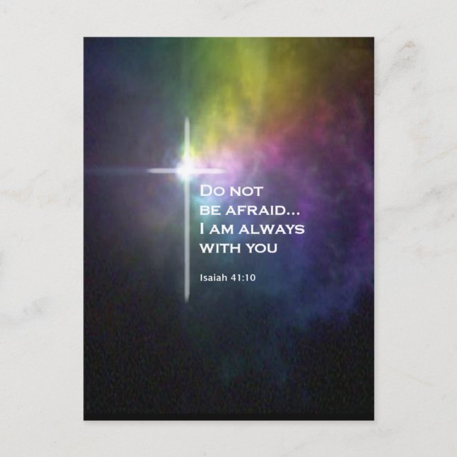 Cartão Postal Isaiah 41:10 (Frente)